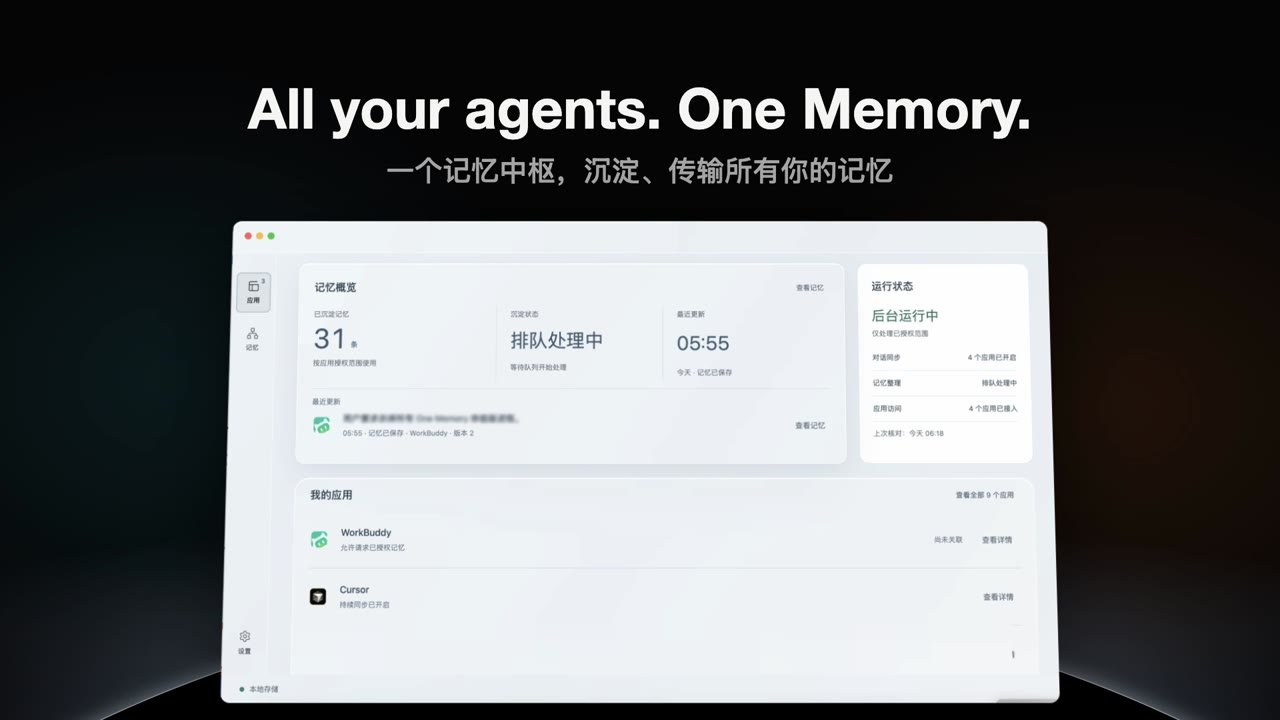 腾讯混元 Hy-Memory 2.0：覆盖聊天、工作与代码的记忆方案 · 项目配图